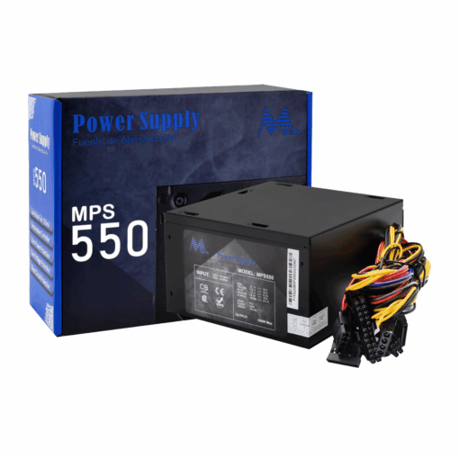 Mtek Mps550 550w/atx/fuente De Alimentación No Modular