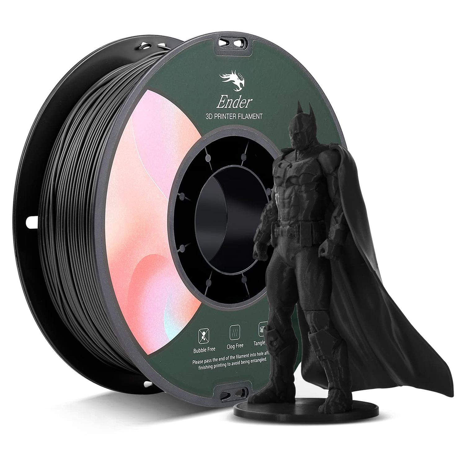 Filamento Creality En-pla 2 Kg 1,75 Mm Para Impresora 3d - Negro