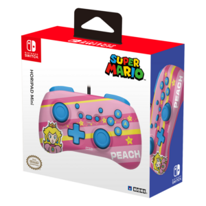 Control Con Cable Horipad Mini Para Nintendo Switch, Color Melocotón (nsw-367u) - Imagen 4