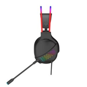 Auriculares Gamer Con Cable Satellite Gh-533 Rgb - Negro - Imagen 3