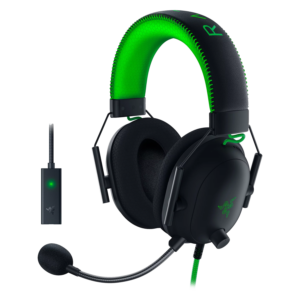 Auriculares Para Juegos Razer Blackshark V2 Rz04-03230200-r3m1 + Tarjeta De Sonido Usb - Negro