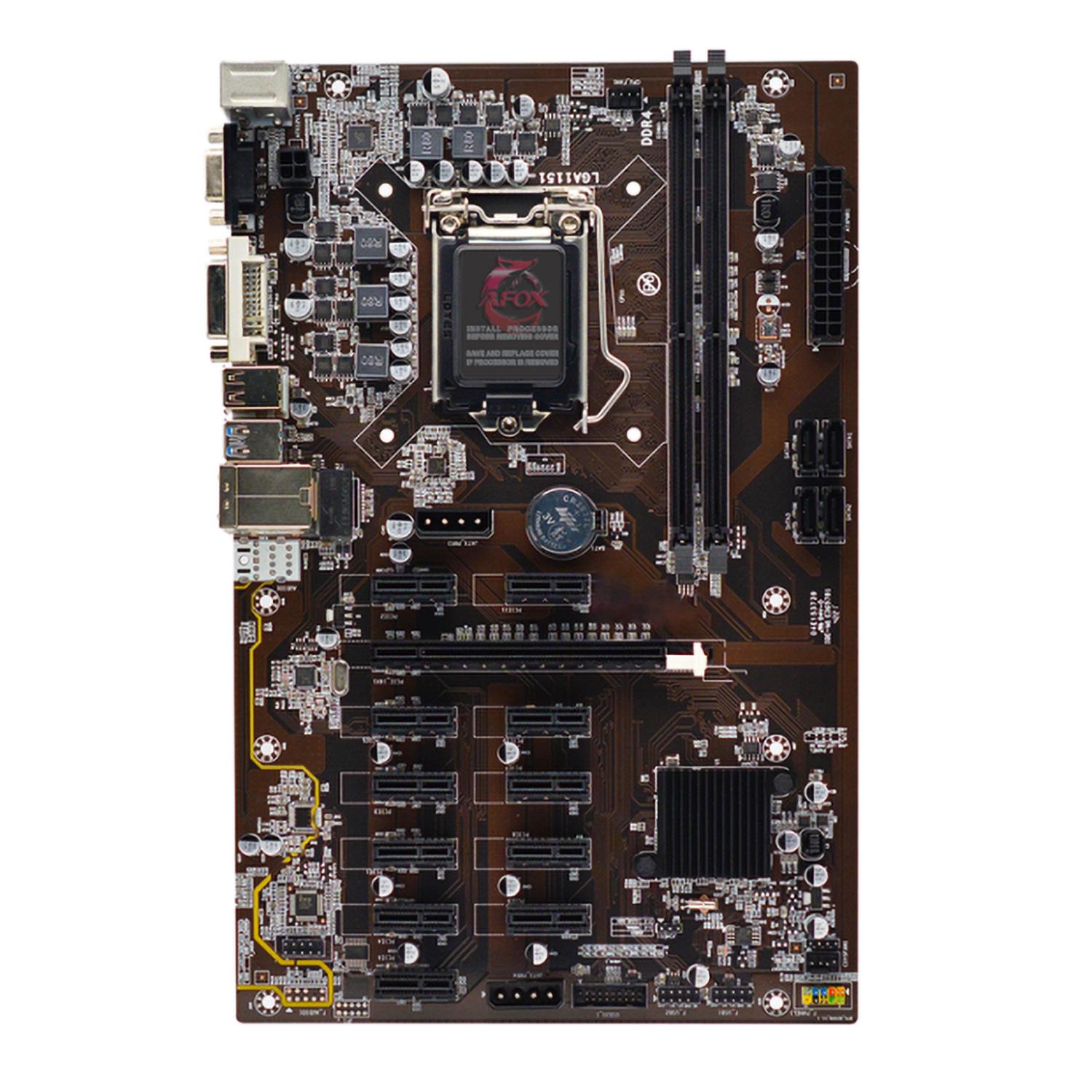 Placa Madre Afox Afb250-eth12ex Socket Lga 1151 Chipset Intel B250 Ddr4 Atx (para Minería)