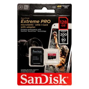 Tarjeta De Memoria Micro Sd Sandisk Extreme Pro De 128 Gb Y 200 Mb: Sdsqxcd-128g-gn6ma - Imagen 3