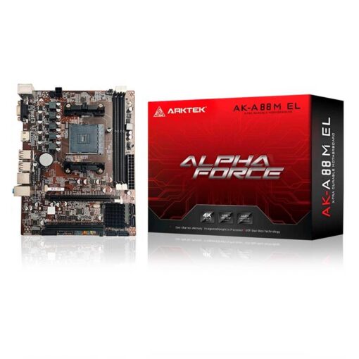 Placa Madre Arktek Ak-a88m El Socket Fm2/fm2+ Chipset Amd A88/a85 Ddr3 Micro Atx (sin Caja)