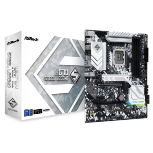 Asrock H670 Steel Legend Ddr4 Socket Lga 1700 Chipset Intel H670 Atx