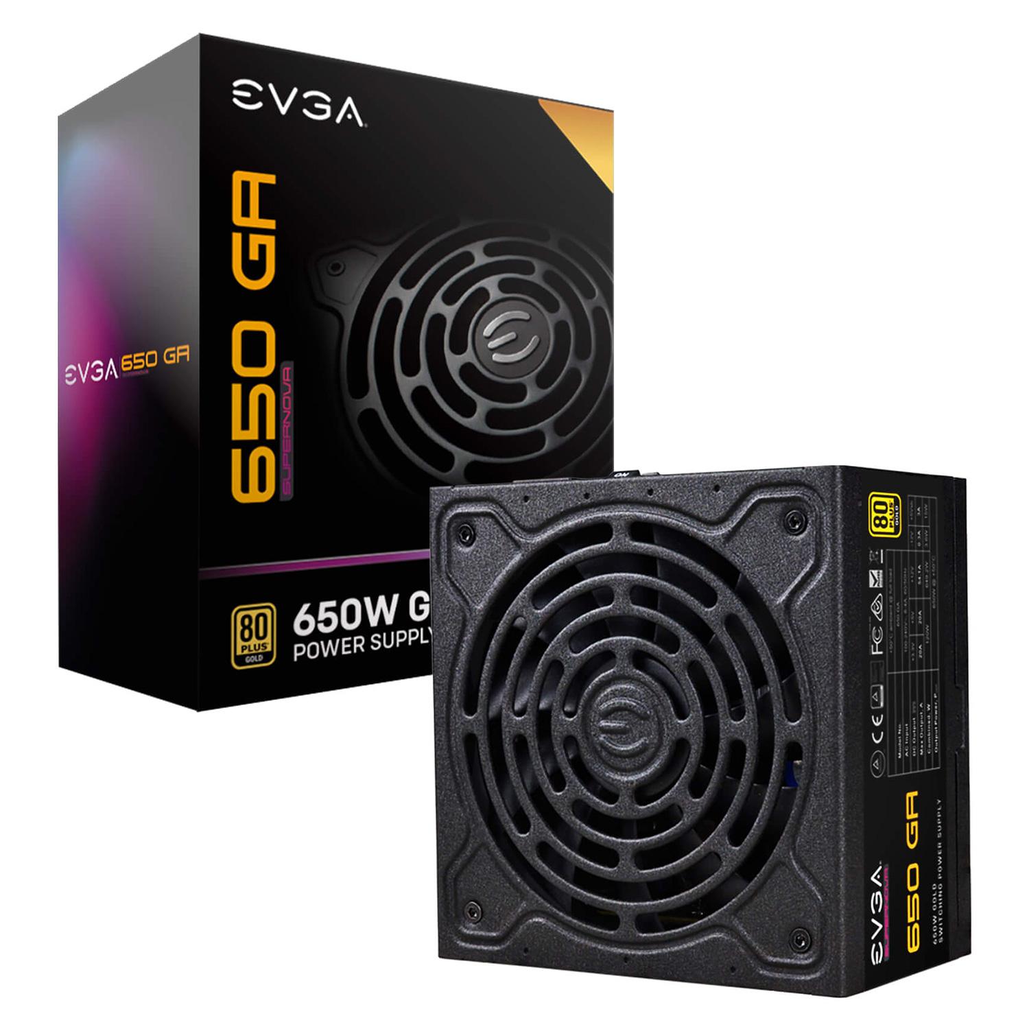 Fuente De Alimentación Evga Atx 650w / 80 Plus Gold / Supernova / Completamente Modular - (220-ga-0650-x1)