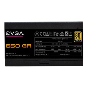Fuente De Alimentación Evga Atx 650w / 80 Plus Gold / Supernova / Completamente Modular - (220-ga-0650-x1) - Imagen 4