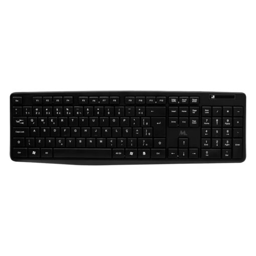 Alternative view of Kit Teclado Y Mouse Mtek Km-5239 Inalámbrico Portugués - Negro