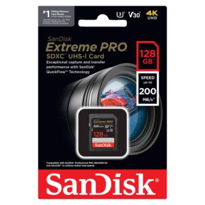 Tarjeta De Memoria Sd Sandisk Extreme Pro De 128 Gb Y 200 Mb: Sdsdxxd-128g-gn4in - Imagen 3