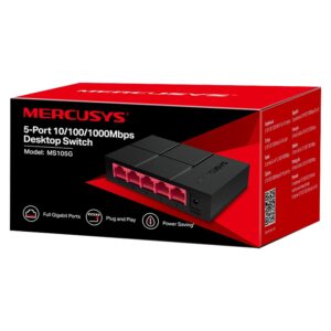 Switch Mercusys Ms105g De 5 Puertos Y 10/100 Mbps - Imagen 3