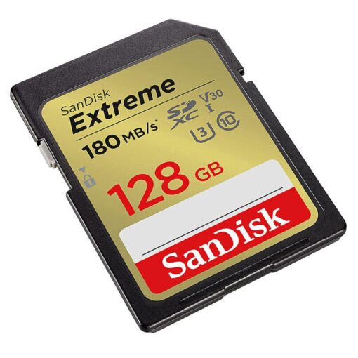 Alternative view of Tarjeta De Memoria Sd Sandisk Extreme De 128 Gb Y 180 Mb: Sdsdxva-128g-gncin