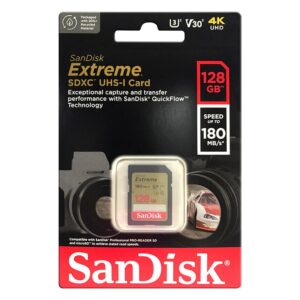 Tarjeta De Memoria Sd Sandisk Extreme De 128 Gb Y 180 Mb: Sdsdxva-128g-gncin - Imagen 3