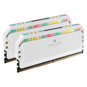 Memoria Ram Corsair Dominator Platinum Rgb De 64 Gb (2 X 32 Gb) Ddr5 De 5200 Mhz - Cmt64gx5m2b5200c40w - Imagen 3