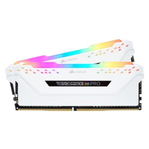 Memoria Ram Corsair Vengeance Pro Rgb De 16 Gb (2 X 8 Gb) Ddr4 A 3600 Mhz - Cmw16gx4m2d3600c18w