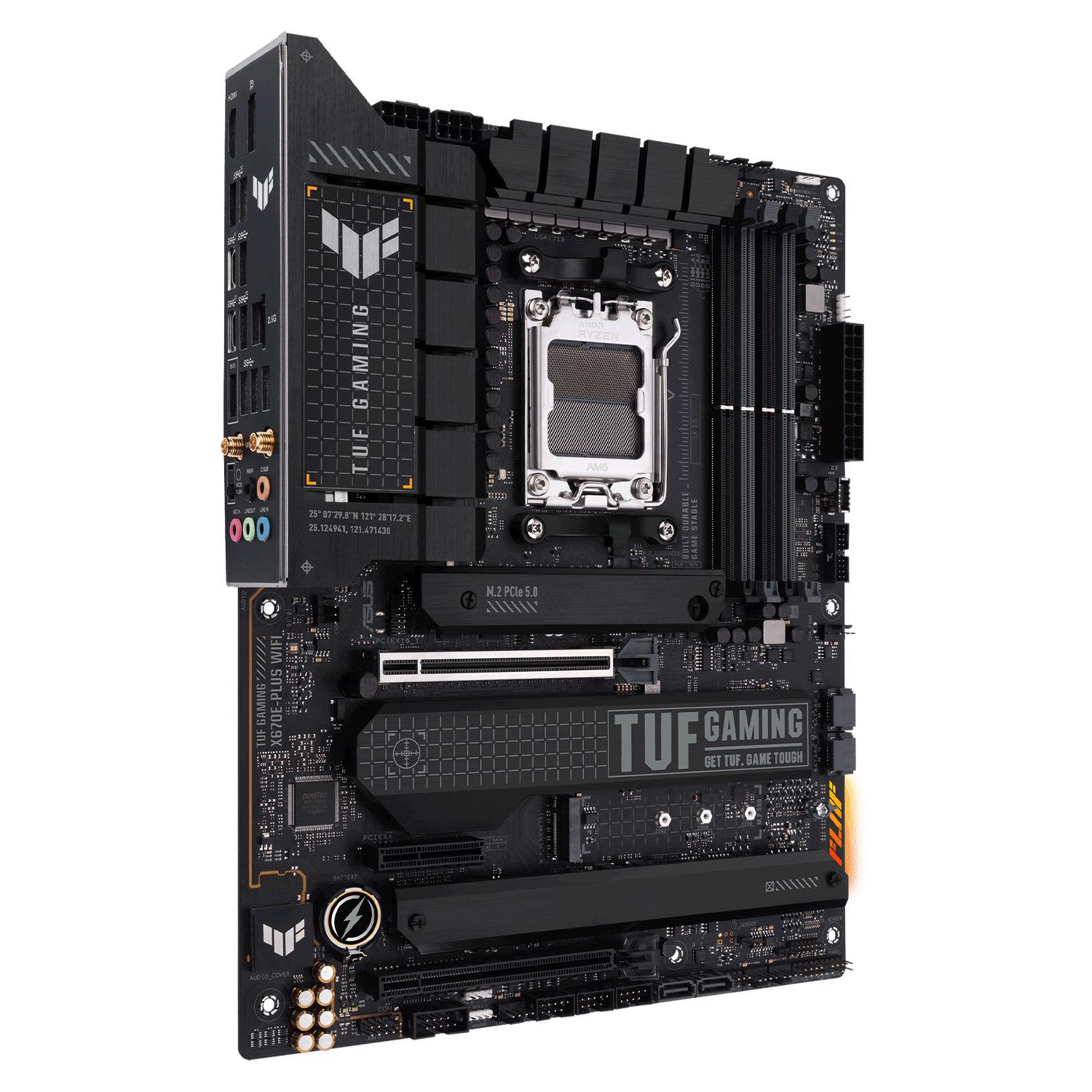 Placa Madre Asus Tuf Gaming X670e-plus Wi-fi Con Zócalo Ddr5 Y Chipset Amd Am5 X670 Atx - Imagen 3