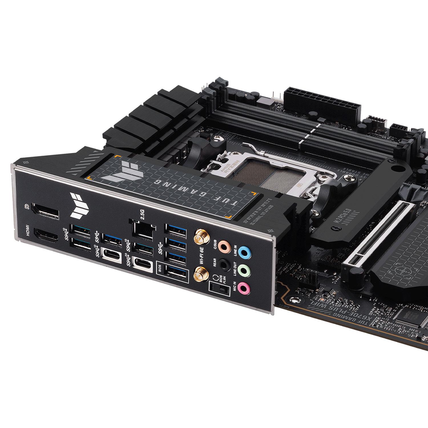 Placa Madre Asus Tuf Gaming X670e-plus Wi-fi Con Zócalo Ddr5 Y Chipset Amd Am5 X670 Atx - Imagen 6