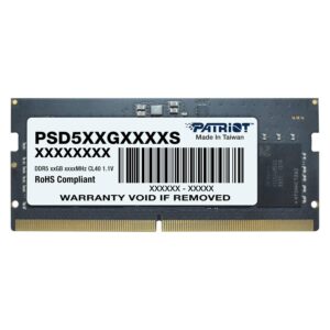 Memoria Ram Patriot Signature Ddr5 De 8 Gb Y 4800 Mhz Para Notebook: Psd58g480041s