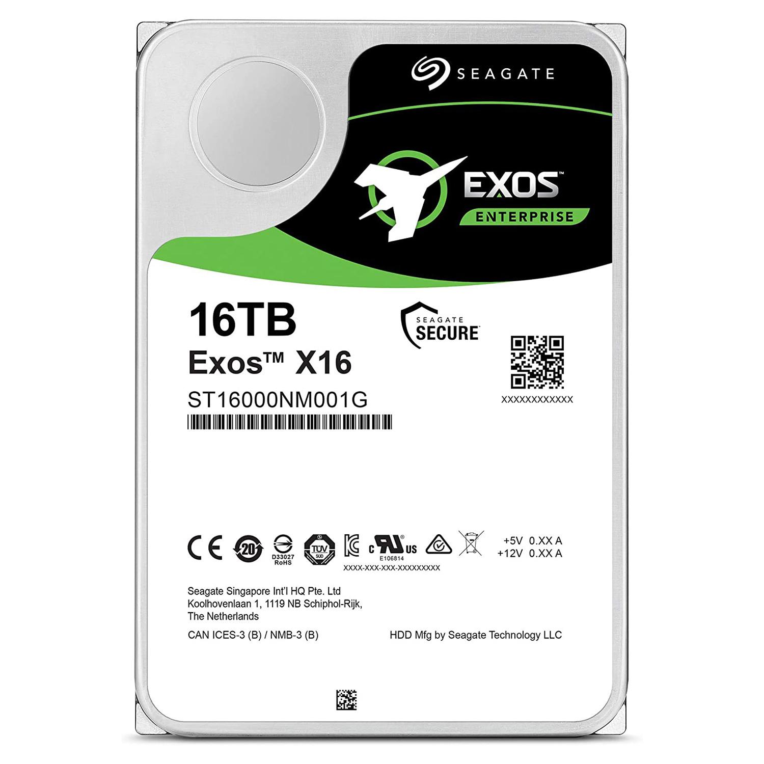 Disco Duro Seagate Exos X16 Enterprise De 16 Tb, 3,5" Sata 3, 7200 Rpm - St16000nm001g - Imagen 3