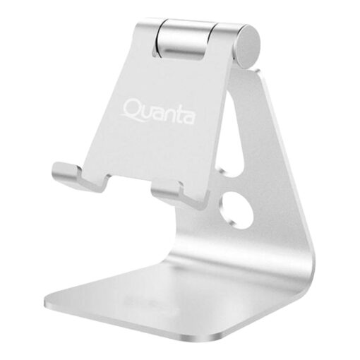 Soporte De Escritorio Para Teléfono Móvil Quanta Qtscm10 / 3,5" A 10" / 270° - Plateado