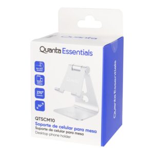Soporte De Escritorio Para Teléfono Móvil Quanta Qtscm10 / 3,5" A 10" / 270° - Plateado - Imagen 3
