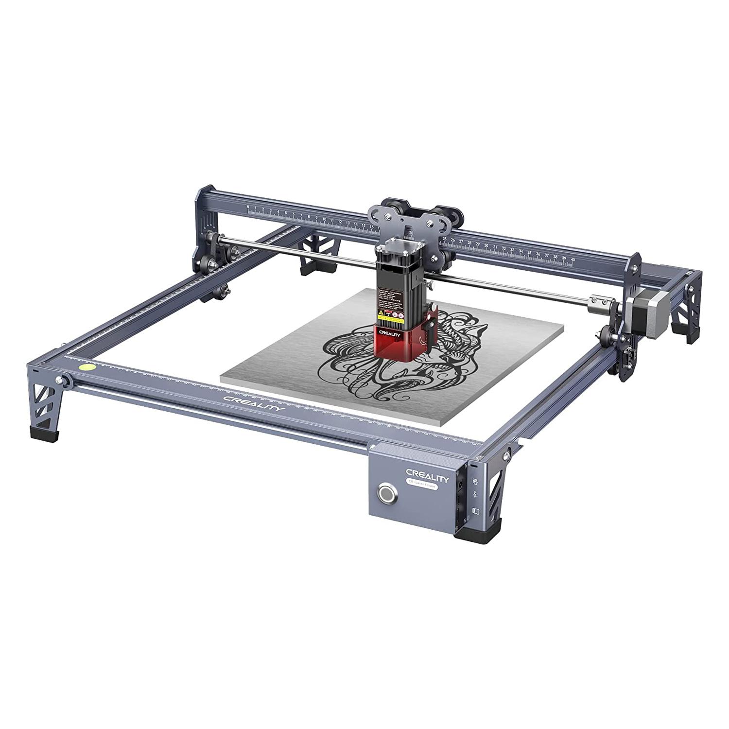 Grabador Láser Creality Falcon Cv-30 De 10 W, Color Gris