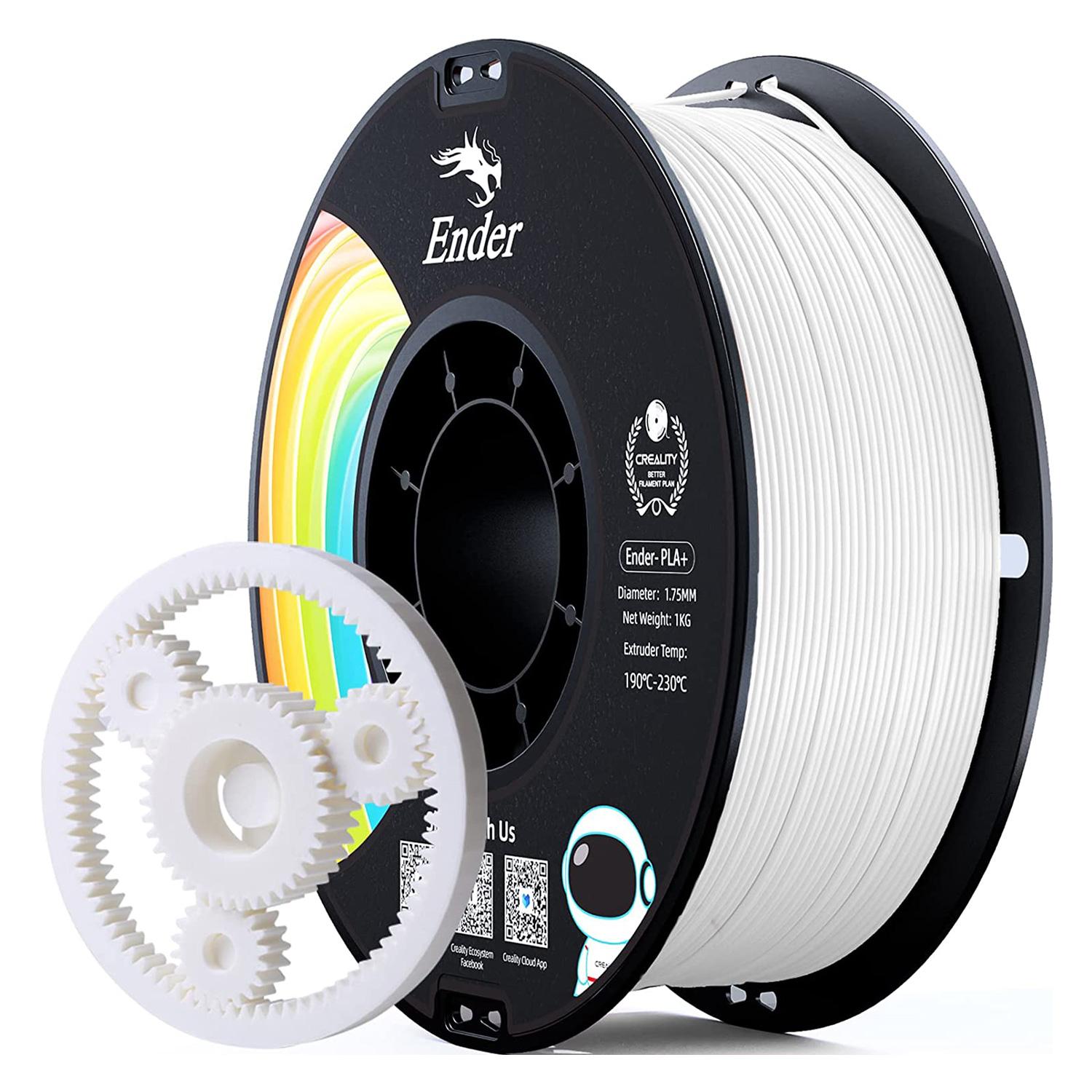 Filamento Creality En-pla+ 1 Kg 1,75 Mm Para Impresora 3d - Blanco