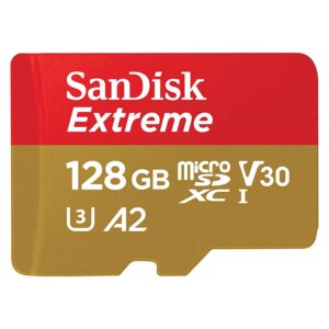 Tarjeta De Memoria Micro Sd Sandisk Extreme De 128 Gb Y 190 Mb: Sdsqxaa-128g-gn6aa