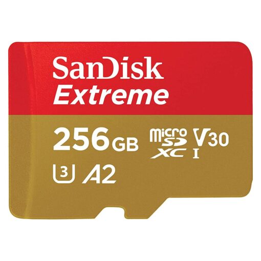 Tarjeta De Memoria Micro Sd Sandisk Extreme De 256 Gb Y 190 Mb: Sdsqxav-256g-gn6ma