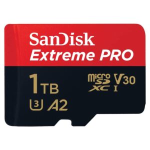 Tarjeta De Memoria Micro Sd Sandisk Extreme Pro De 1 Tb Y 200 Mb - Sdsqxcd-1t00-gn6ma