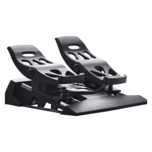 Kit Completo De Joystick + Acelerador + Pedal Thrustmaster T.flight Simulator, Color Negro - Imagen 4