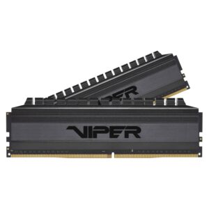 Patriot Viper 4 Blackout 64 Gb (2 X 32 Gb) Ddr4 3600 Mhz Ram - Pvb464g360c8k