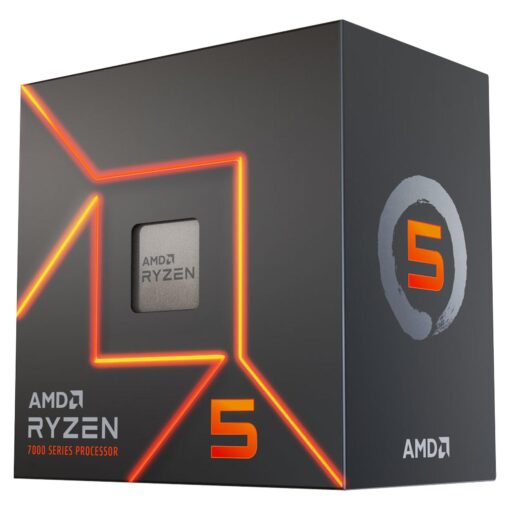 Procesador Amd Ryzen 5 7600 Socket Am5 De 6 Núcleos Y 12 Subprocesos A 3,8 Ghz Y 5,1 Ghz Con Caché Turbo De 38 Mb