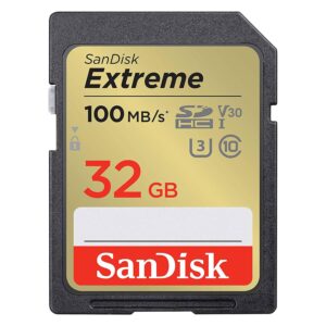 Tarjeta De Memoria Micro Sd Sandisk Extreme De 32 Gb Y 100 Mb - Sdsdxvt-032g-gncin