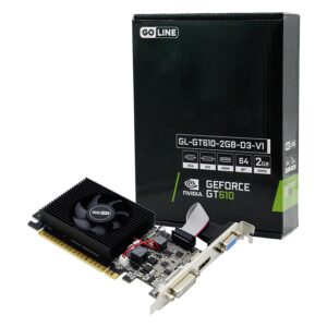 Tarjeta De Video Goline Nvidia Geforce Gt-610 2gb Ddr3 - Gl-gt610-2gb-d3-v1 (1 Año De Garantía)