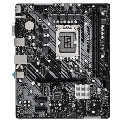 Alternative view of Placa Madre Asrock H610m-hdv/m.2 Ddr4 Socket Lga1700 Chipset Intel H610 Micro Atx