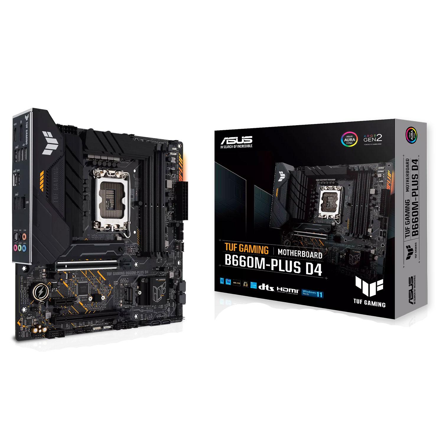 Asus Tuf Gaming B760m Plus Wifi D4 Ddr4 Socket Lga 1700 Chipset B760 Micro Atx