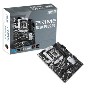 Placa Madre Asus Prime B760-plus D4 Con Zócalo Lga 1700, Chipset Intel B760 Ddr4 Atx