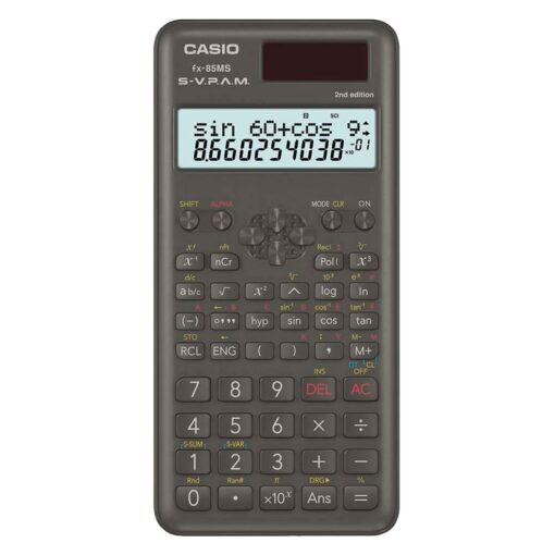 Calculadora Científica Casio Fx-85ms-2-w Plus - Negra