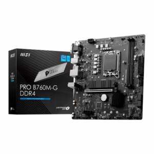 Placa Madre Msi Pro B760m-g Ddr4 Socket Lga 1700 Chipset Intel B760 Micro Atx