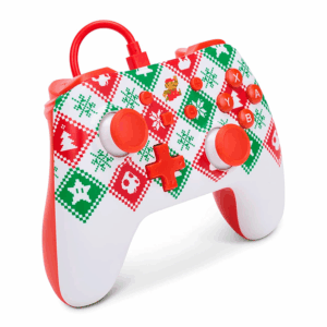 Control Con Cable Powera Para Nintendo Switch - Mario Holiday (pwa-a-2529) - Imagen 2