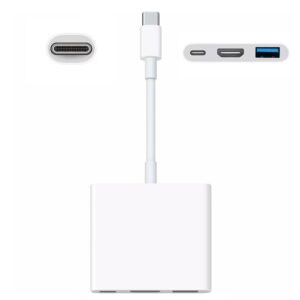 Adaptador Apple Usb-c/av Digital Muf82am/a Multiporta Hdmi-usb - Blanco - Imagen 2