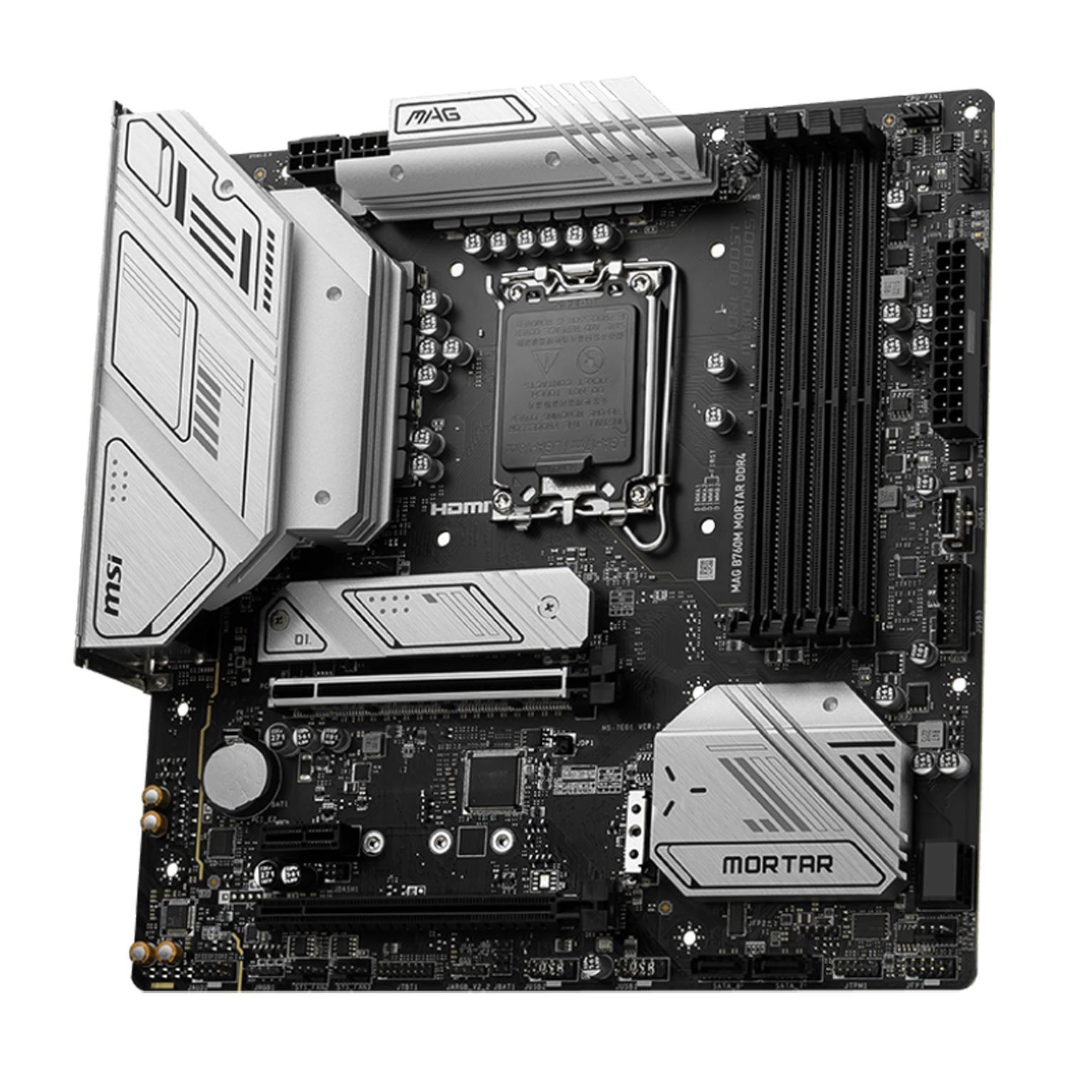 Placa Madre Msi Mag B760m Mortar Ddr4 Socket Lga 1700 Chipset Intel B760 Micro Atx - Imagen 3