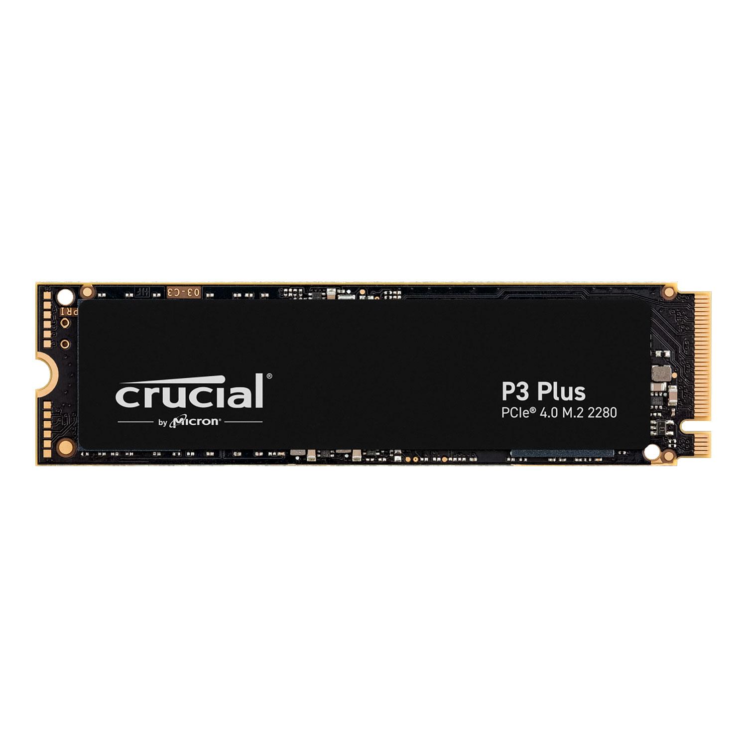 Unidad De Estado Sólido Crucial P3 Plus De 2 Tb Con Nvme Pcie Gen 4 M.2 - Ct2000p3pssd8