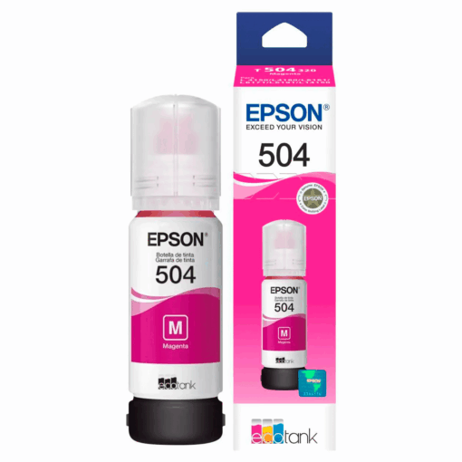 Botella De Tinta Epson Para Ecotank T504 220 / L4260 70 Ml - Magenta