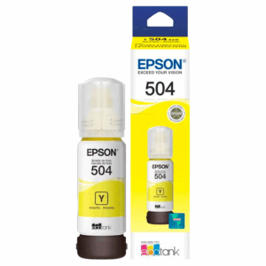 Botella De Tinta Epson Para Ecotank T504 220 / L4260 70 Ml - Amarilla