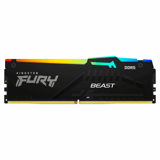 Memoria Ram Kingston Fury Beast Rgb De 8 Gb Ddr5 A 5200 Mhz - Kf552c40bba-8