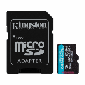 Tarjeta De Memoria Micro Sd Kingston Canvas Go Plus De 256 Gb Y 170 Mb: Sdcg3/256 Gb