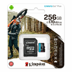 Tarjeta De Memoria Micro Sd Kingston Canvas Go Plus De 256 Gb Y 170 Mb: Sdcg3/256 Gb - Imagen 3