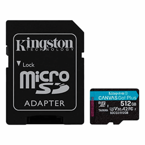 Tarjeta De Memoria Micro Sd Kingston Canvas Go Plus De 512 Gb Y 170 Mb: Sdcg3/512 Gb - Imagen 2