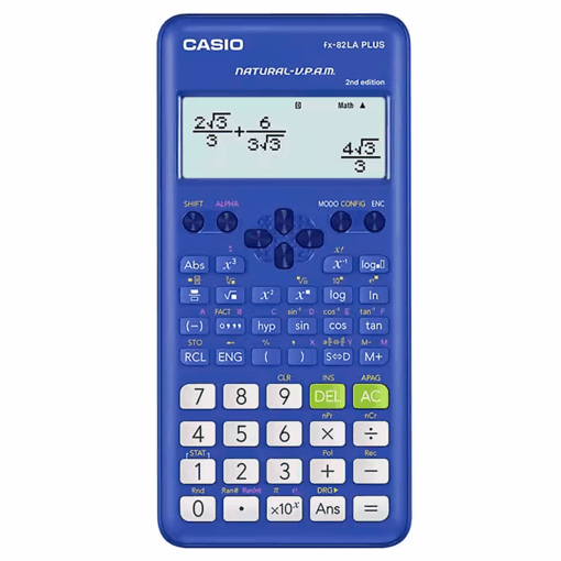 Calculadora Científica Casio Fx-82la Plus 2da Edition - Azul